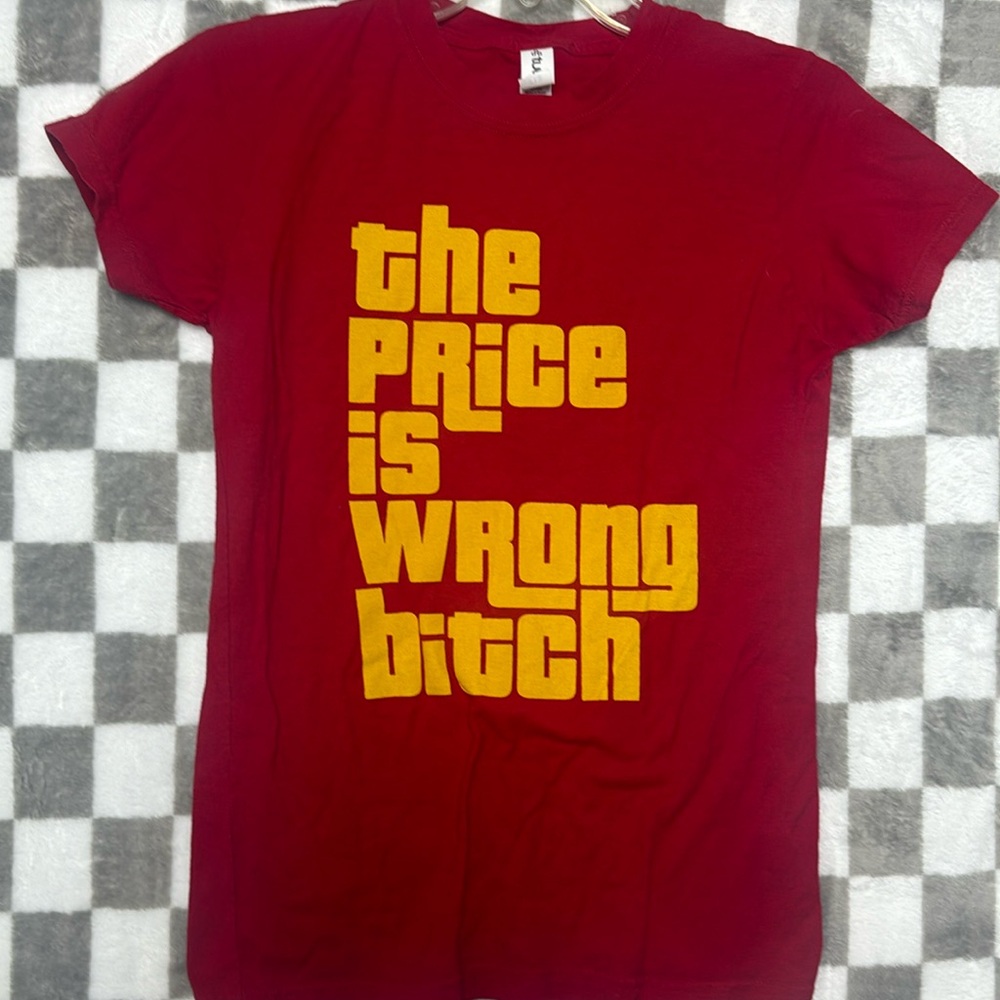 TURKEY THE PRICE IS WRONG B MEDIUM / M short sleeveve tee shirt